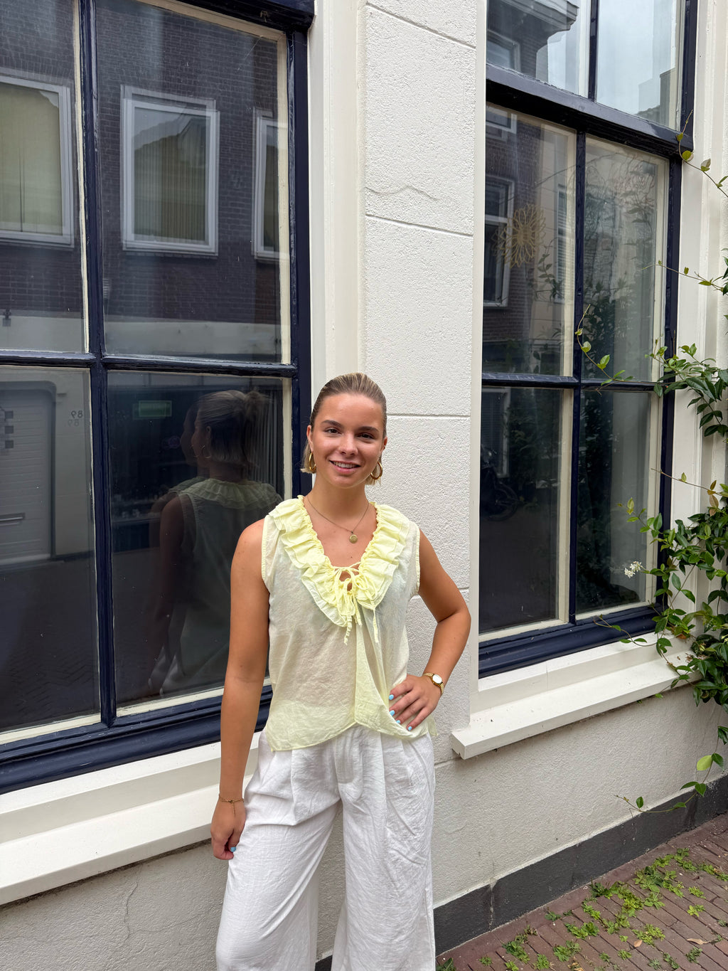 Sunny Ruffle Top