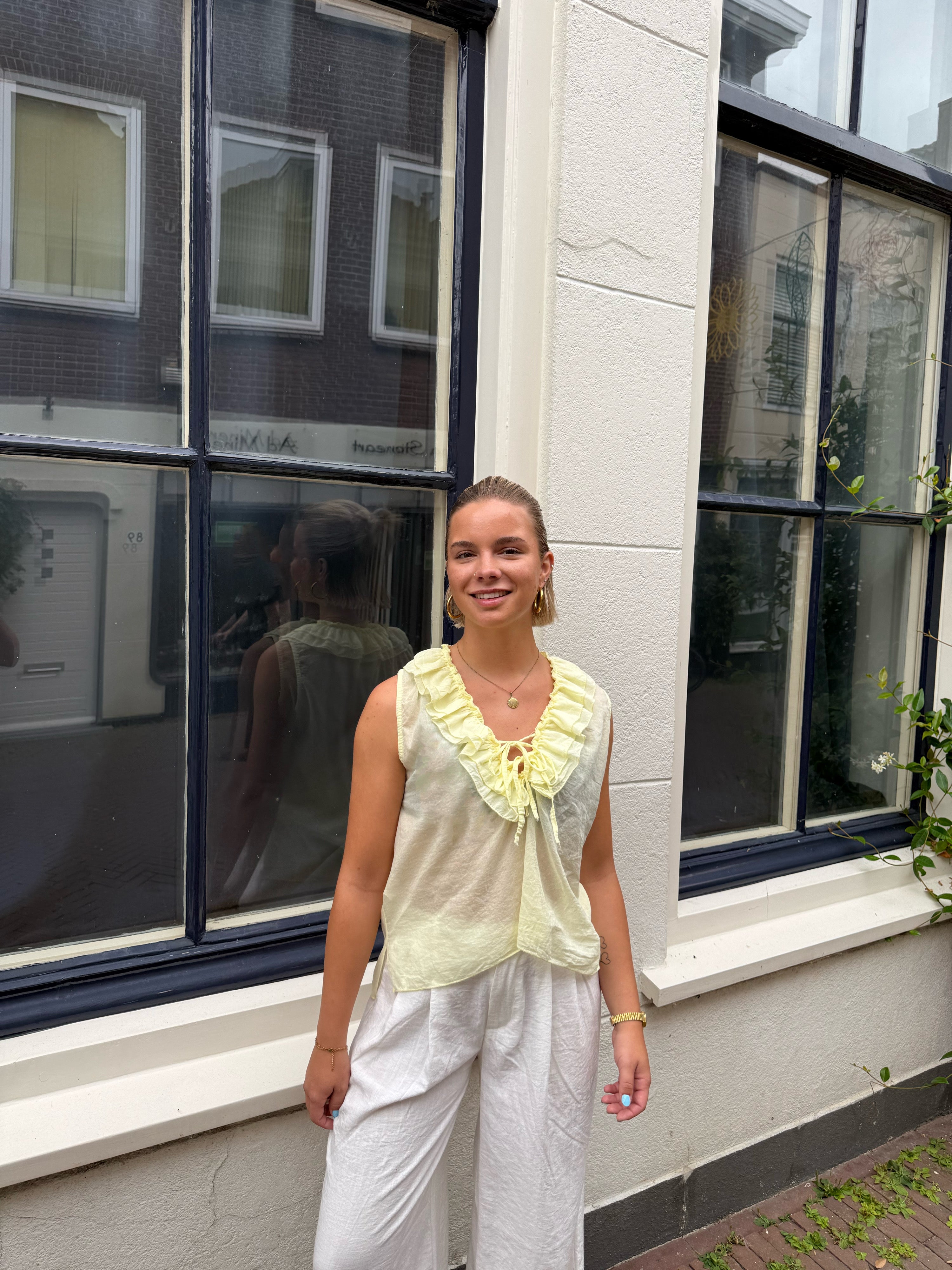 Sunny Ruffle Top