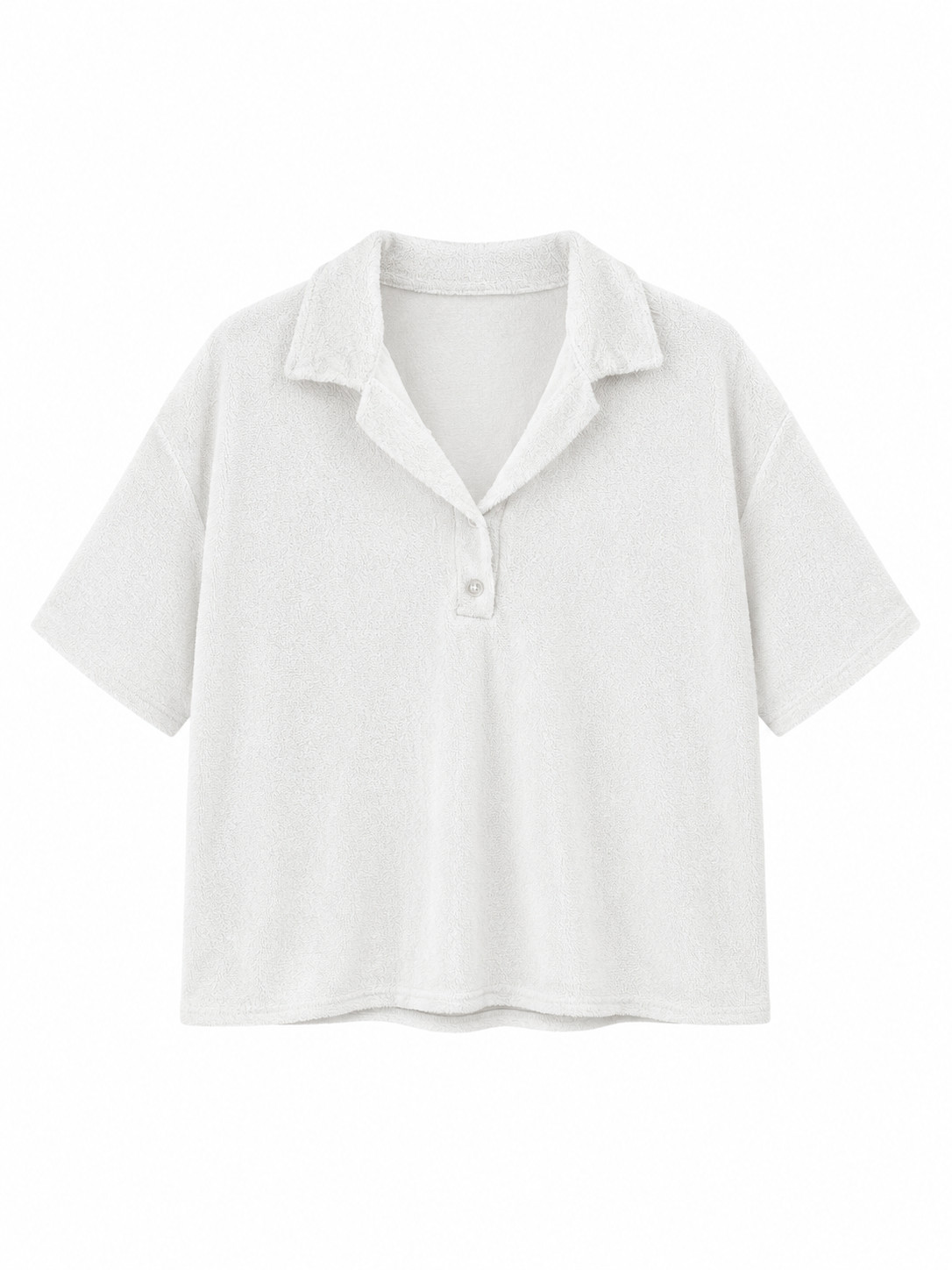 Badstof Polo Top