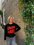 Amour Paris Trui Zwart
