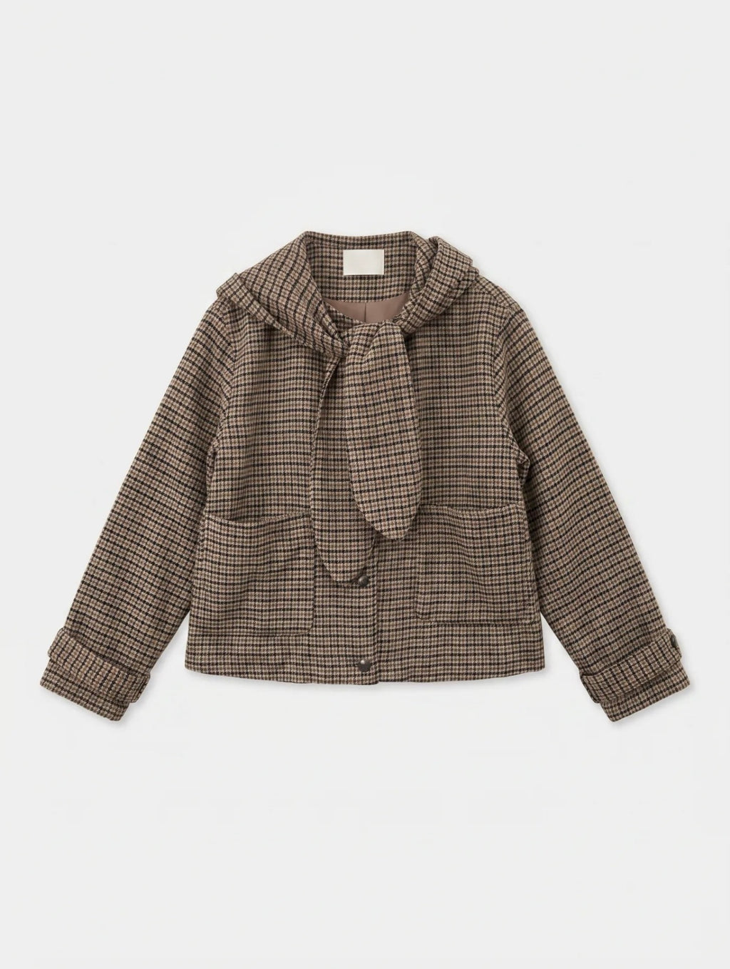 PRE-ORDER: Checkered Short Trench Jacket