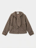 PRE-ORDER: Checkered Short Trench Jacket