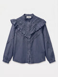 PRE-ORDER: Ruffle & Broderie Blouse