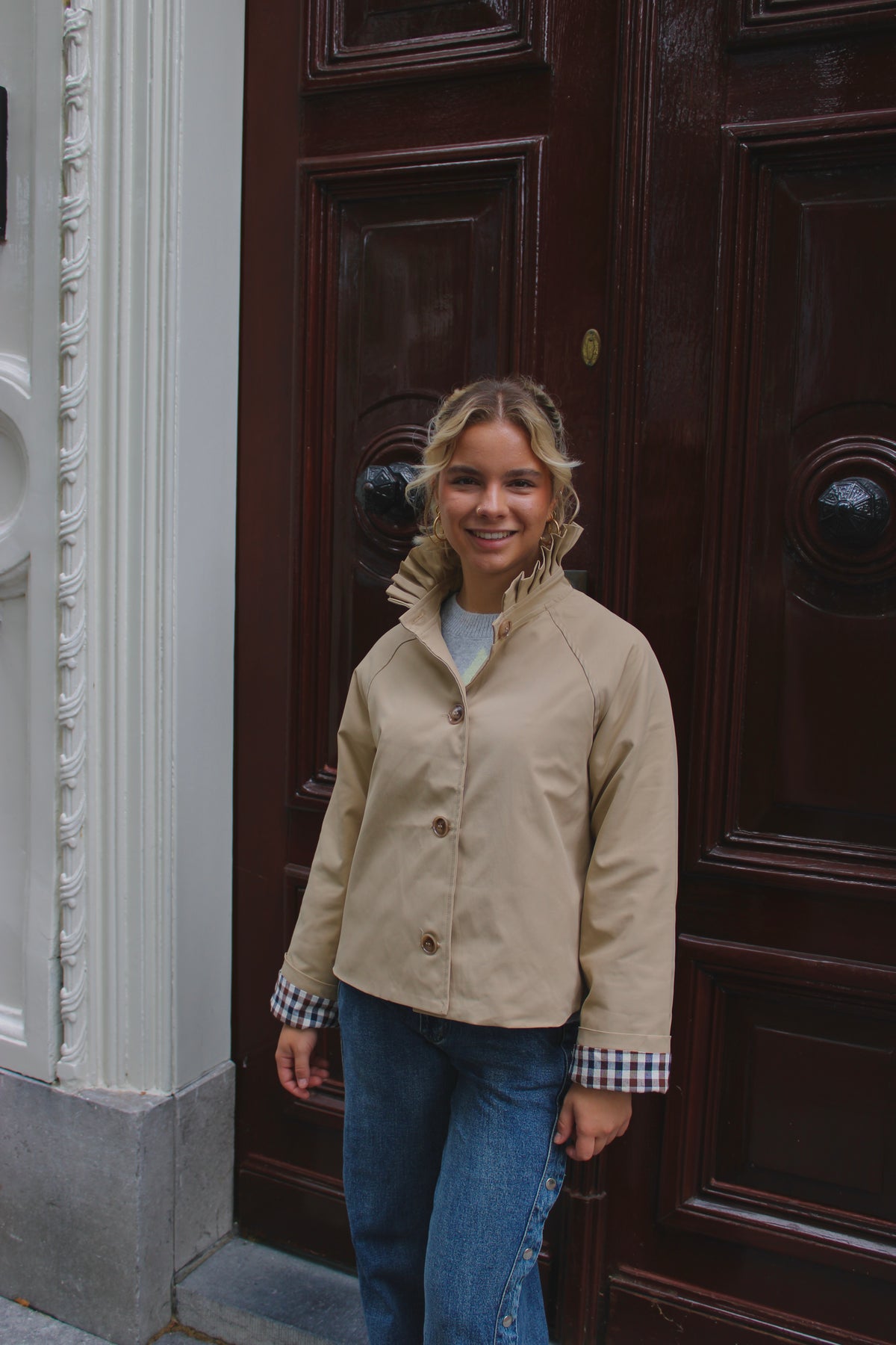 Beige Chic Trench