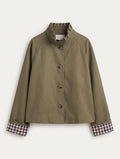 Groene Chic Trench Jas