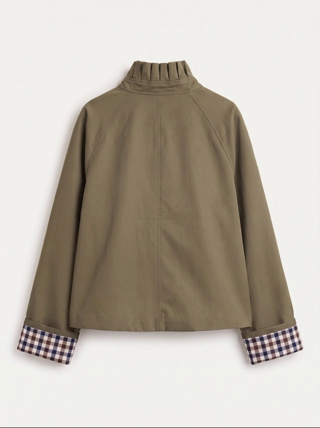 Groene Chic Trench Jas