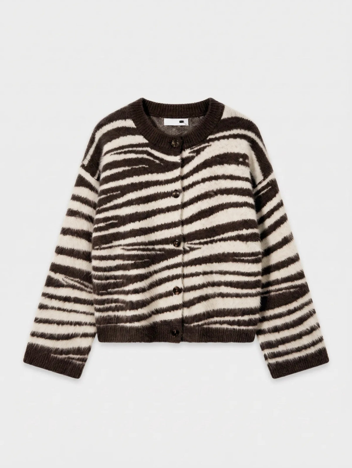 Zebra Button Vest