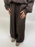 Bruine Linnen Broek