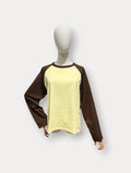 Raglan Baseball Longsleeve Yellow