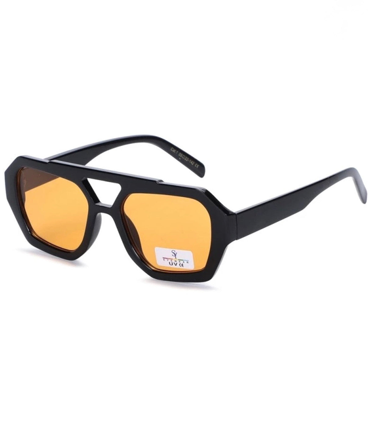 Sonnenbrille Schwarz/Orange