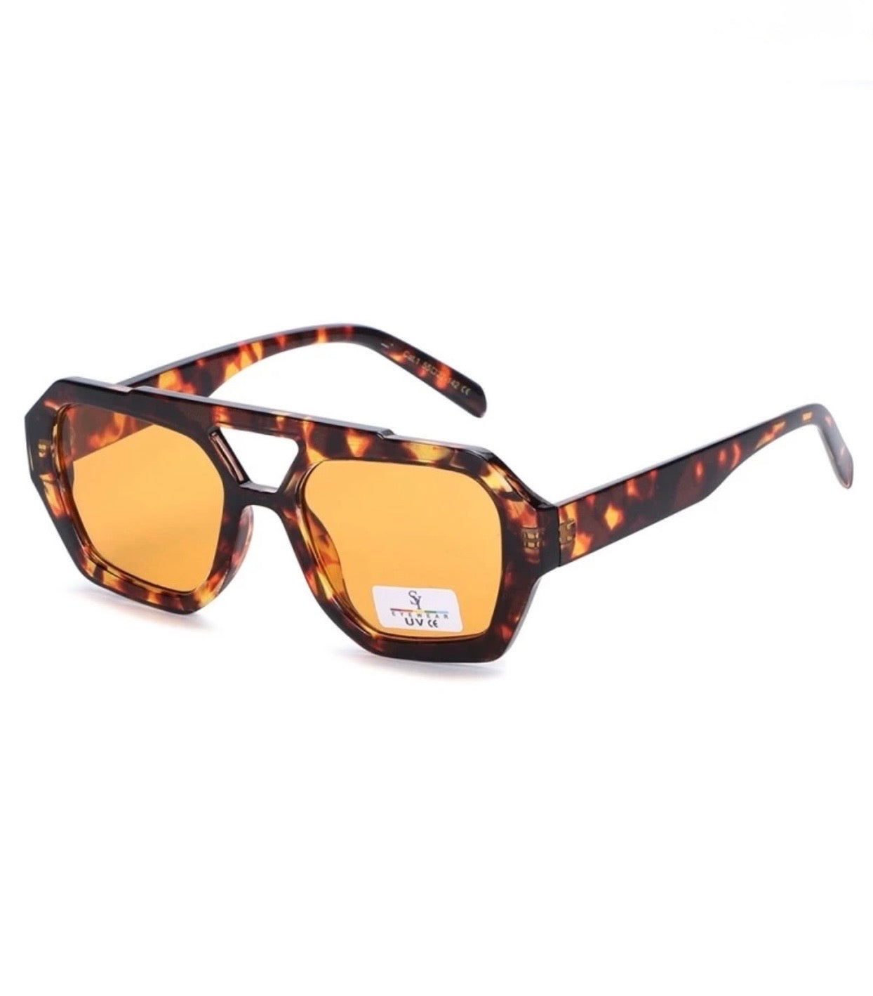 Sonnenbrille Braun/Orange